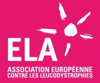Logotype avec un soleil dans un carré rose et le mot ELA
